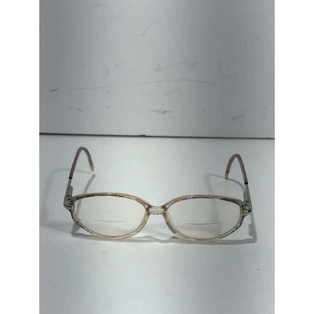 Rembrand by REM  VINTAGE eyewear eyeglass frame, 135, Pink Tinted plastic Clear